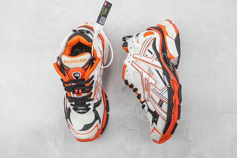 Balenciaga Runner "Black/Orange/White" фото № 6