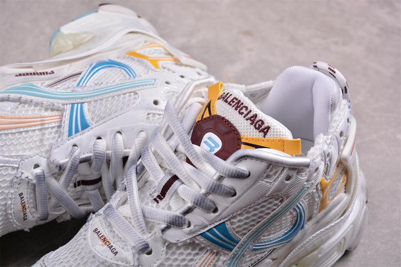 Balenciaga Runner Kith Four Color "White Orange Jade" фото № 5