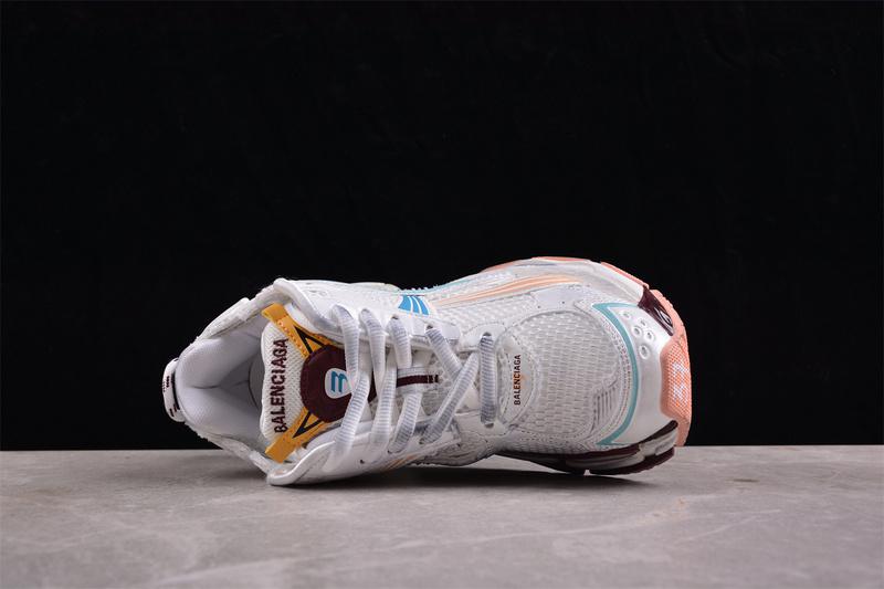 Balenciaga Runner Kith Four Color "White Orange Jade" фото № 2
