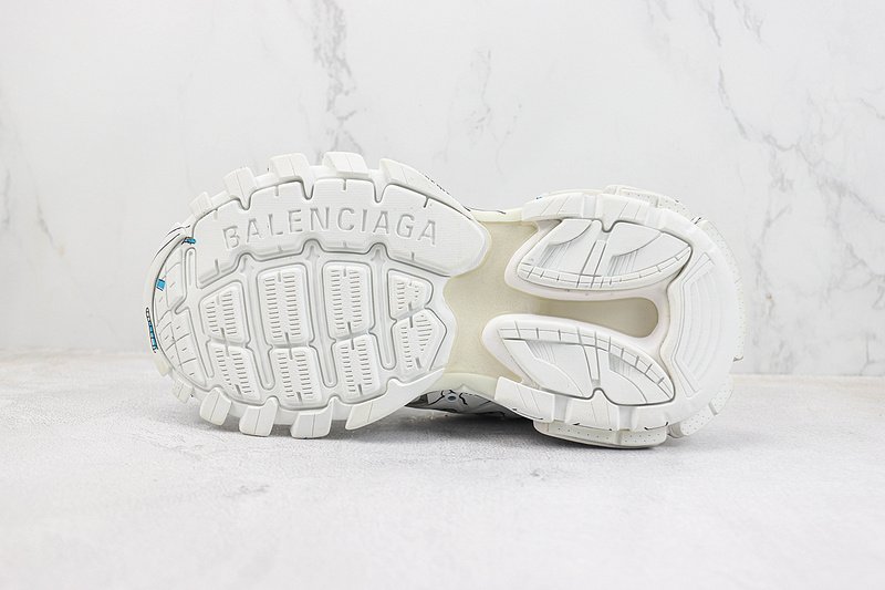 Balenciaga Track "Off White/Blue" фото № 8