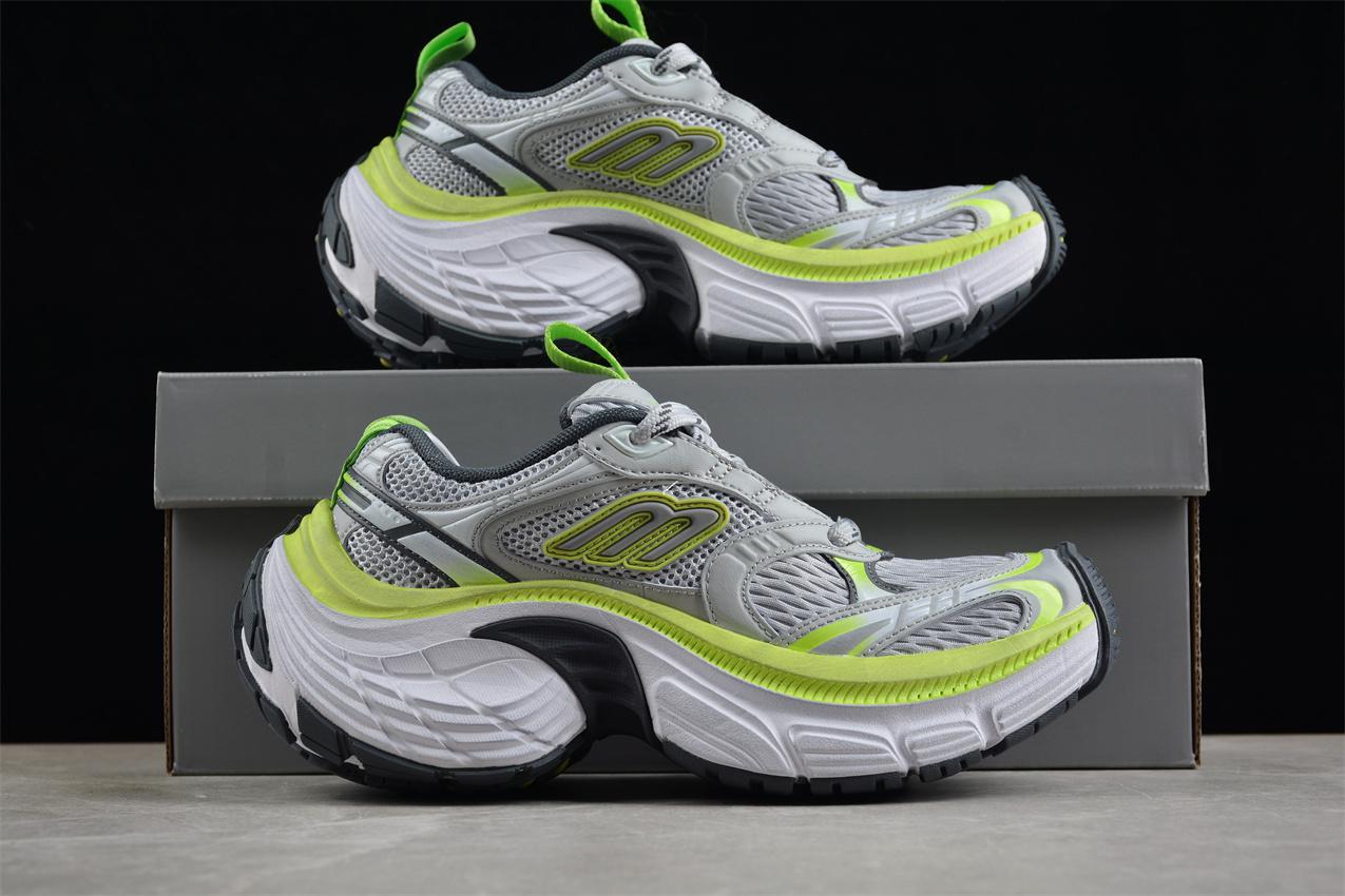 Balenciaga Track Sneaker "Grey/White/Green" фото № 9