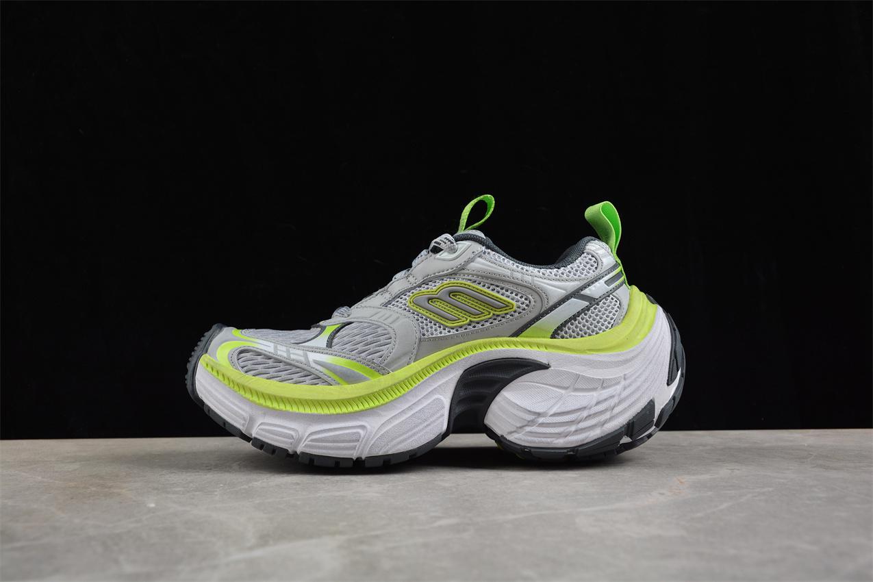 Balenciaga Track Sneaker "Grey/White/Green" фото № 2