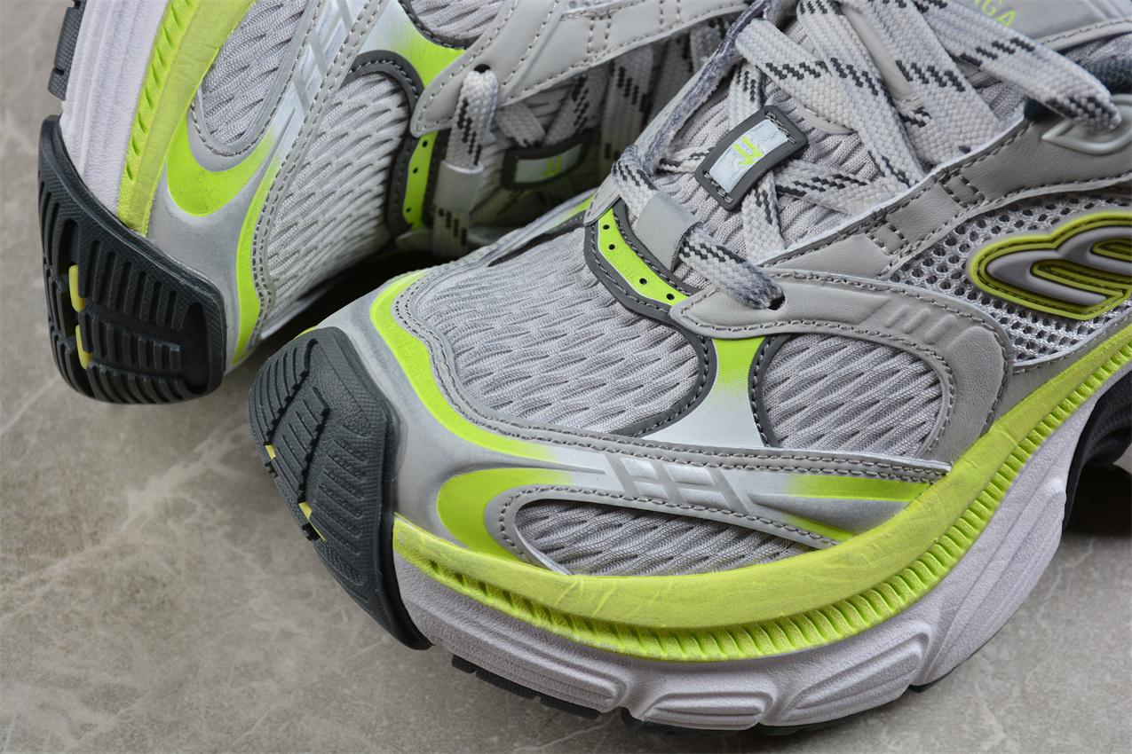 Balenciaga Track Sneaker "Grey/White/Green" фото № 7