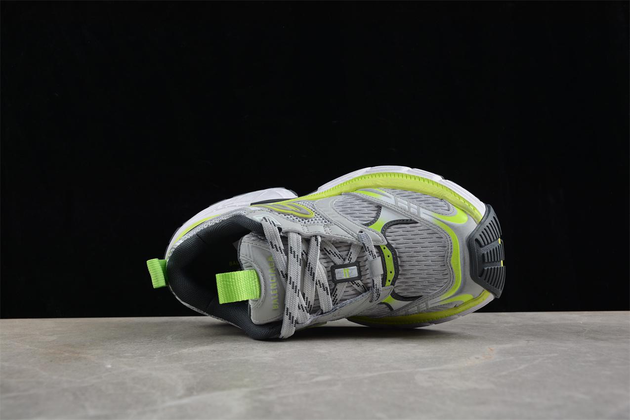 Balenciaga Track Sneaker "Grey/White/Green" фото № 3
