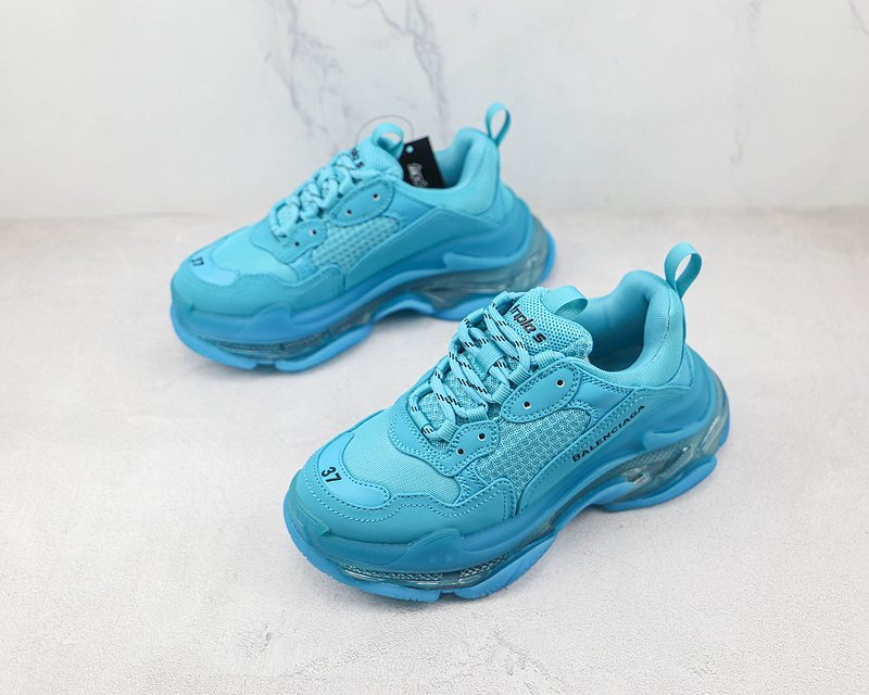 Balenciaga Triple S "Neon Blue" фото № 5