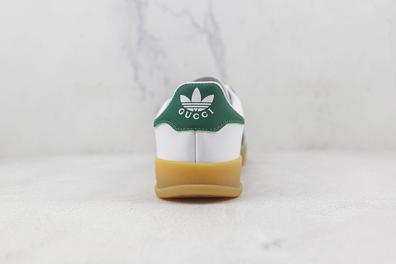 Adidas x Gucci Gazelle "White/Green/Beige" фото № 9