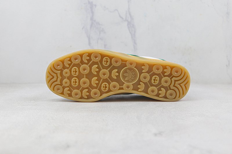 Adidas x Gucci Gazelle "White/Green/Beige" фото № 8