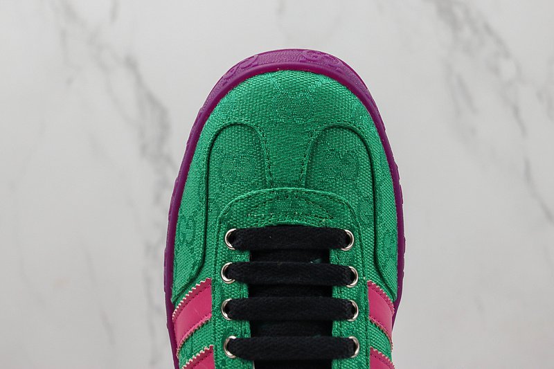 Adidas x Gucci Gazelle "Green/Pink/Purple" фото № 4
