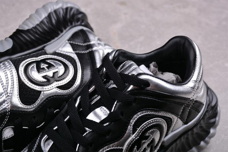 Gucci Ripple Trainer "Black Silver" фото № 5