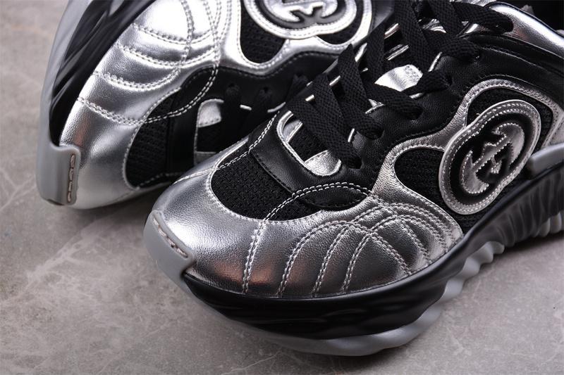 Gucci Ripple Trainer "Black Silver" фото № 3