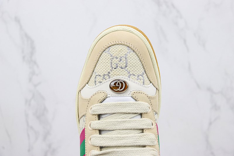 Gucci Screener "White/Beige/Red" фото № 5