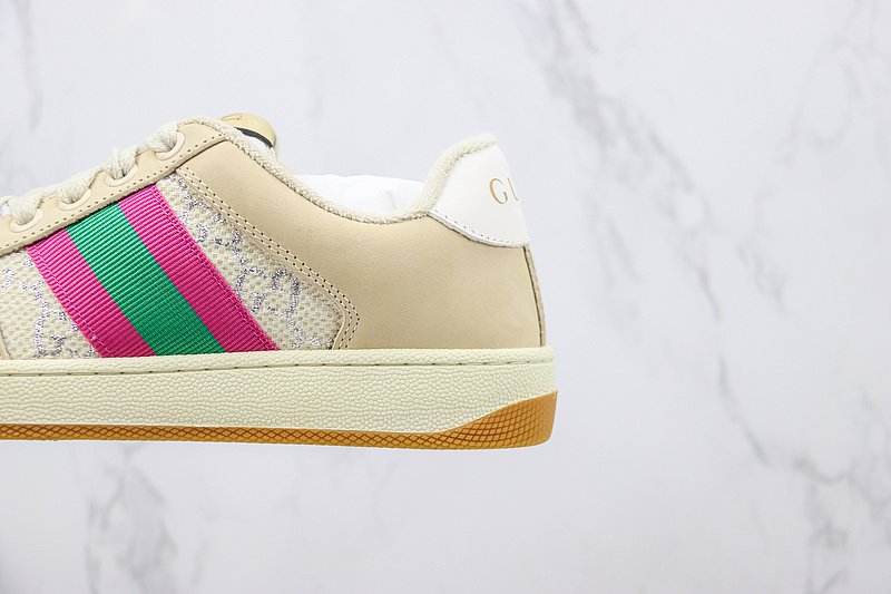 Gucci Screener "White/Beige/Red" фото № 4