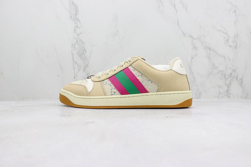 Gucci Screener "White/Beige/Red" фото № 2