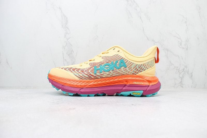 Hoka One One Mafate Speed 4 Low "Cream/Orange/Crimson" фото № 2