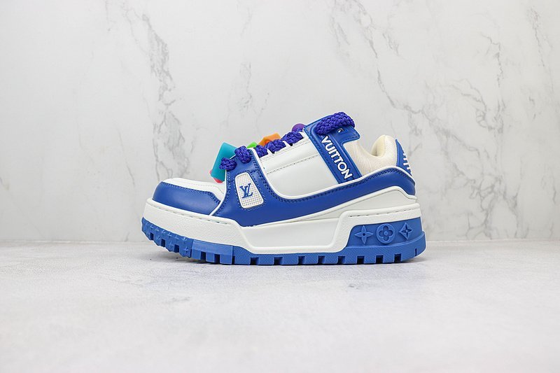 Louis Vuitton LV Trainer Maxi "White/Blue" фото № 2