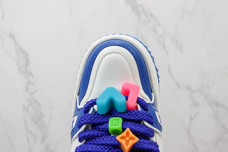 Louis Vuitton LV Trainer Maxi "White/Blue" фото № 3