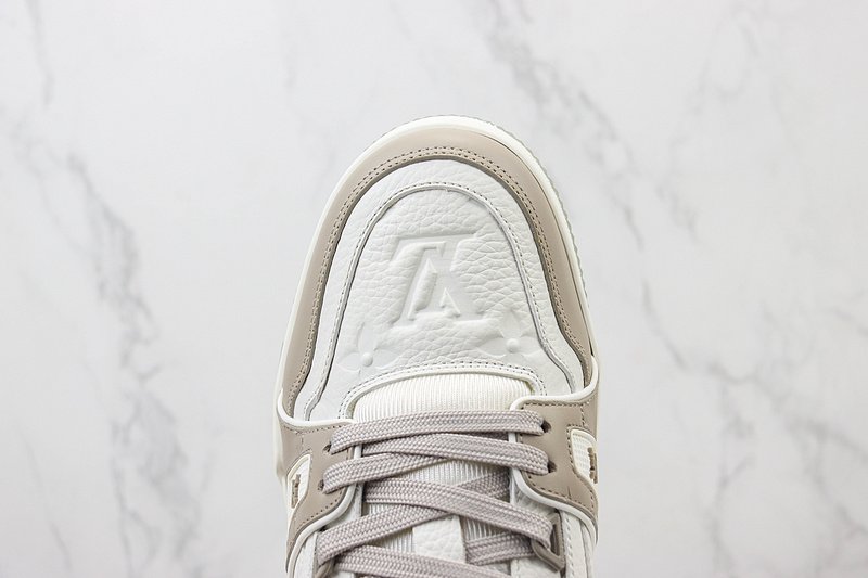 Louis Vuitton LV Trainer 2021 Low "Beige White" фото № 3
