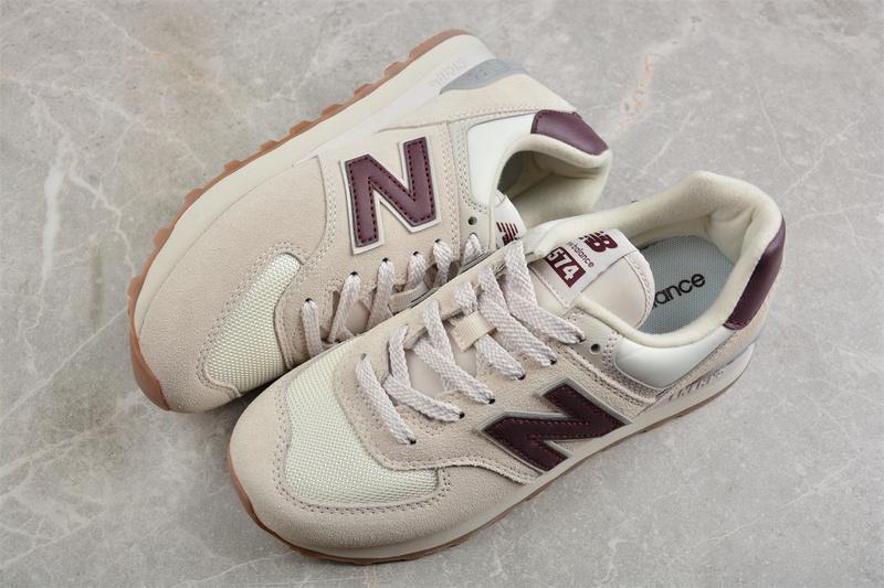 New Balance 574 "Moonbeam Burgundy" фото № 6