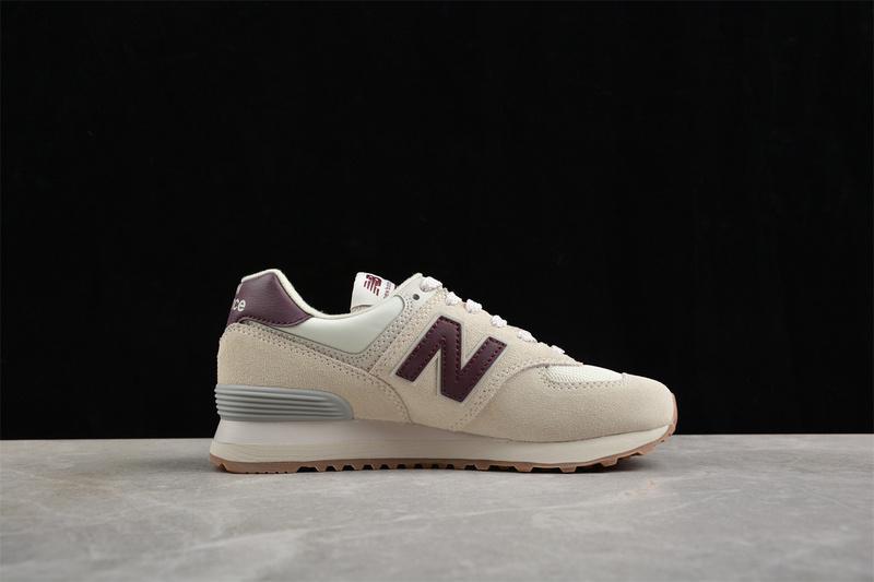 New Balance 574 "Moonbeam Burgundy" фото № 2