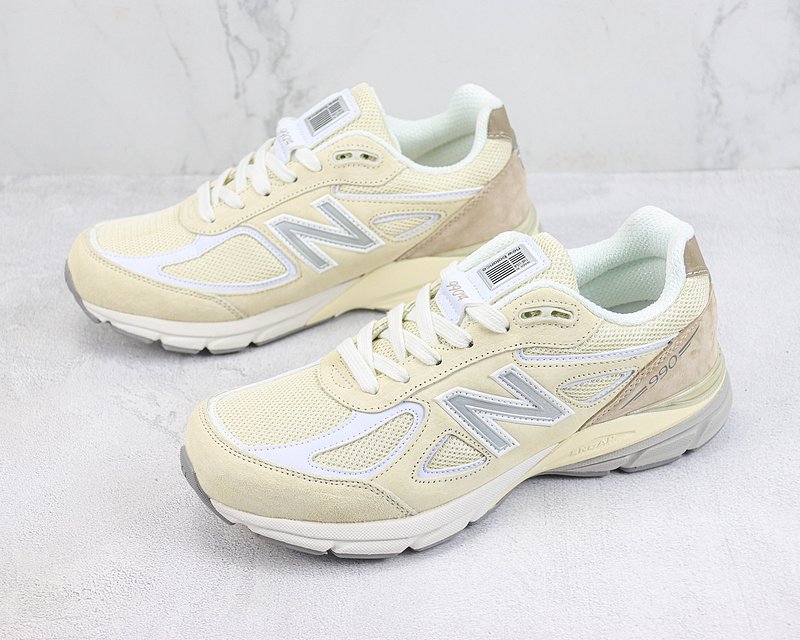 New Balance 990V4 "Milk White/Beige" фото № 5