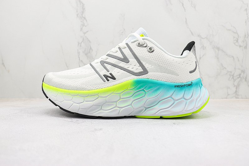 New Balance Fresh Foam X More V4 "White/Electric Teal" фото № 2