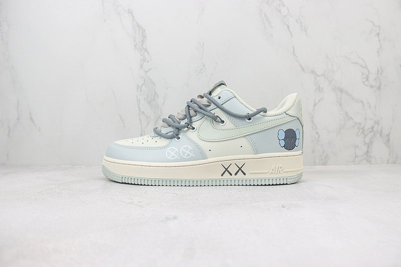 Kaws х Nike Air Force 1 Low "White/Blue" фото № 2
