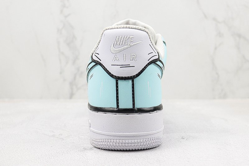 Nike Air Force 1’07 Low "Tiffany Blue Graffiti" фото № 9