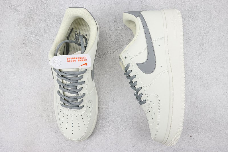 Nike Air Force 1 Low "White/Monsoon Grey" фото № 7