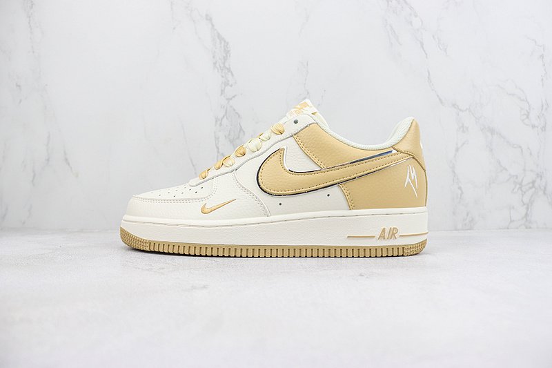 Terror Squad x Nike Air Force 1 Low "Sand Yellow/White/Mini-Swoosh" фото № 2