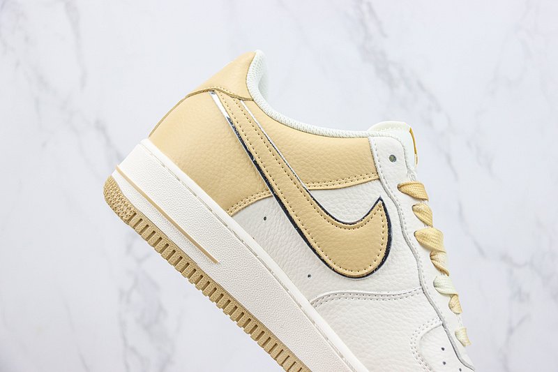 Terror Squad x Nike Air Force 1 Low "Sand Yellow/White/Mini-Swoosh" фото № 3