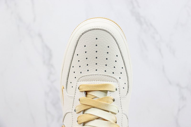 Terror Squad x Nike Air Force 1 Low "Sand Yellow/White/Mini-Swoosh" фото № 4