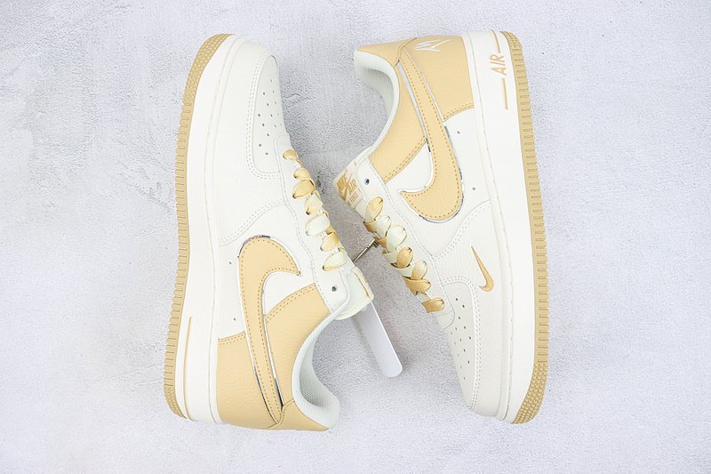Terror Squad x Nike Air Force 1 Low "Sand Yellow/White/Mini-Swoosh" фото № 7