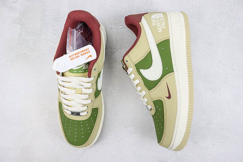 The North Face x Nike Air Force 1 Low "Khaki Brown/Dark Grey" фото № 6