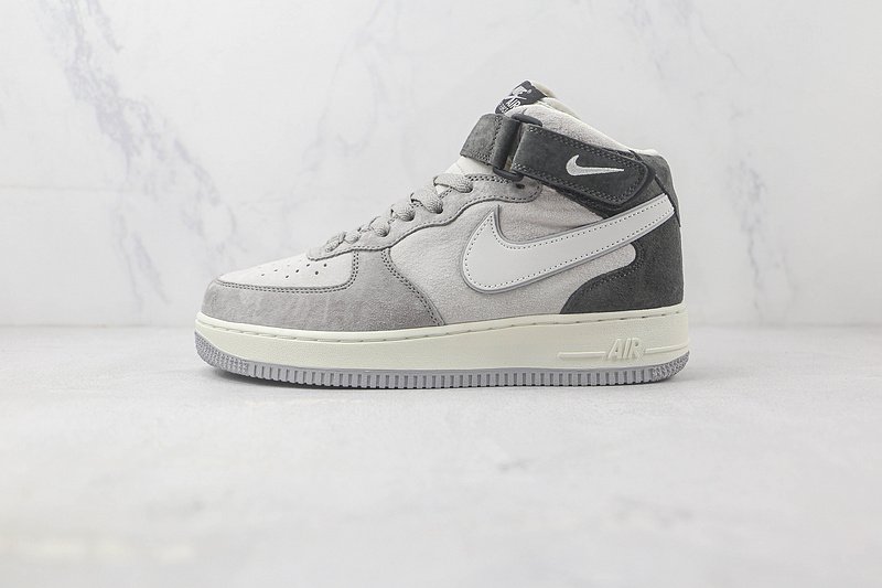 Nike Air Force 1 Mid "Triple Grey" фото № 2