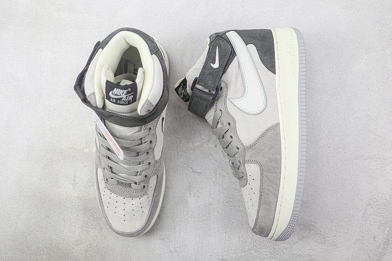 Nike Air Force 1 Mid "Triple Grey" фото № 6