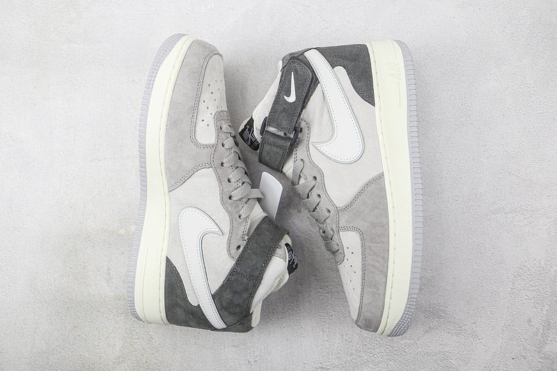 Nike Air Force 1 Mid "Triple Grey" фото № 7