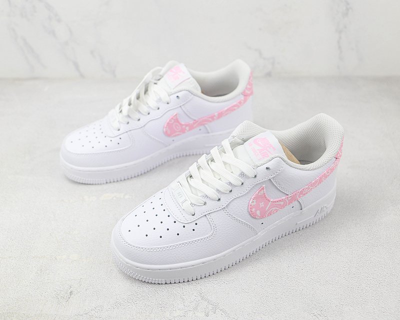 Nike Air Force 1 Low "White/Pink/Paisley" фото № 5