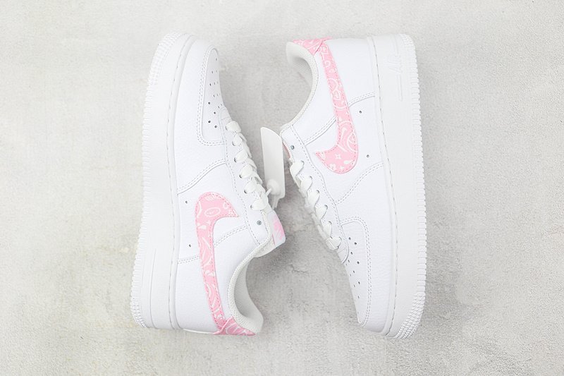 Nike Air Force 1 Low "White/Pink/Paisley" фото № 6