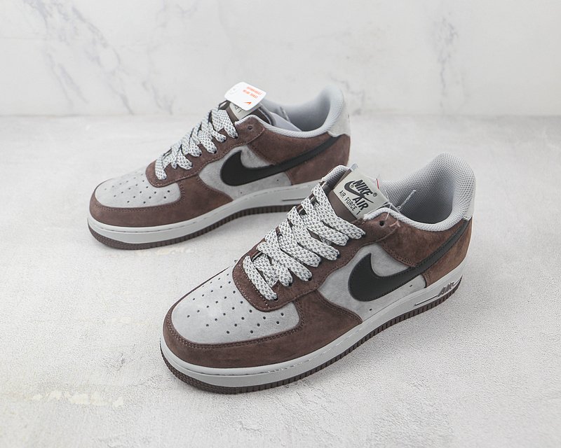 Akira x Nike Air Force 1 Low "Mocha Black/Grey" фото № 5