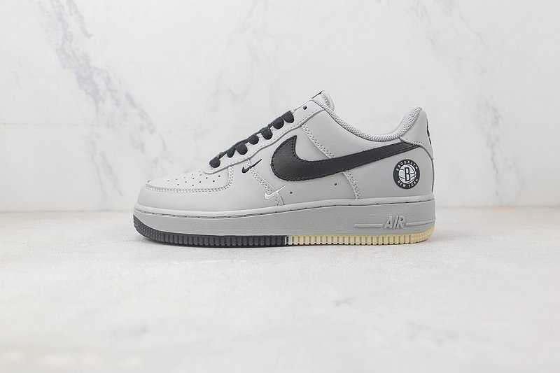 Nike Air Force 1 Low "Broklyn New York/White/Grey/White" фото № 2