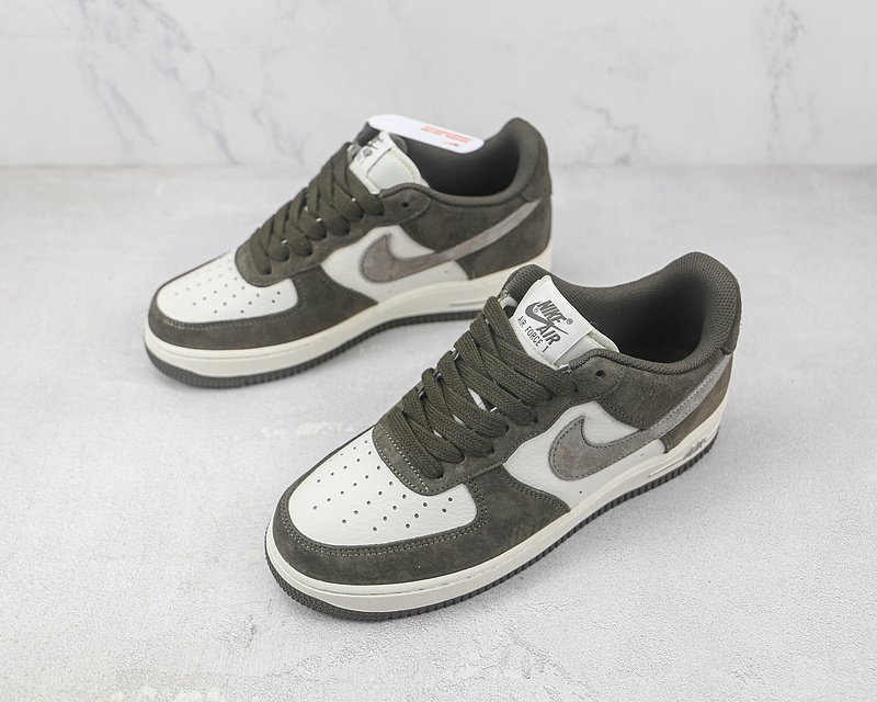 Nike Air Force 1 Low 07 "Grey/Brown" фото № 5