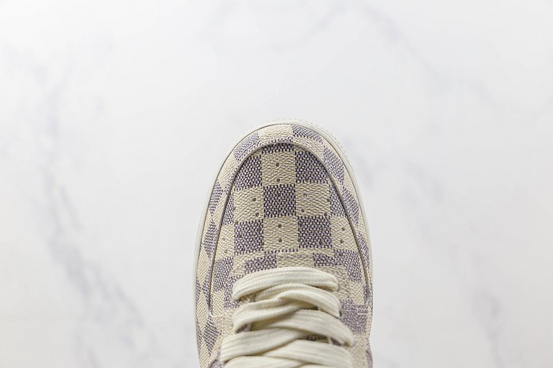 Louis Vuitton x Nike Air Force 1 Low 07 "Checkered White" фото № 4
