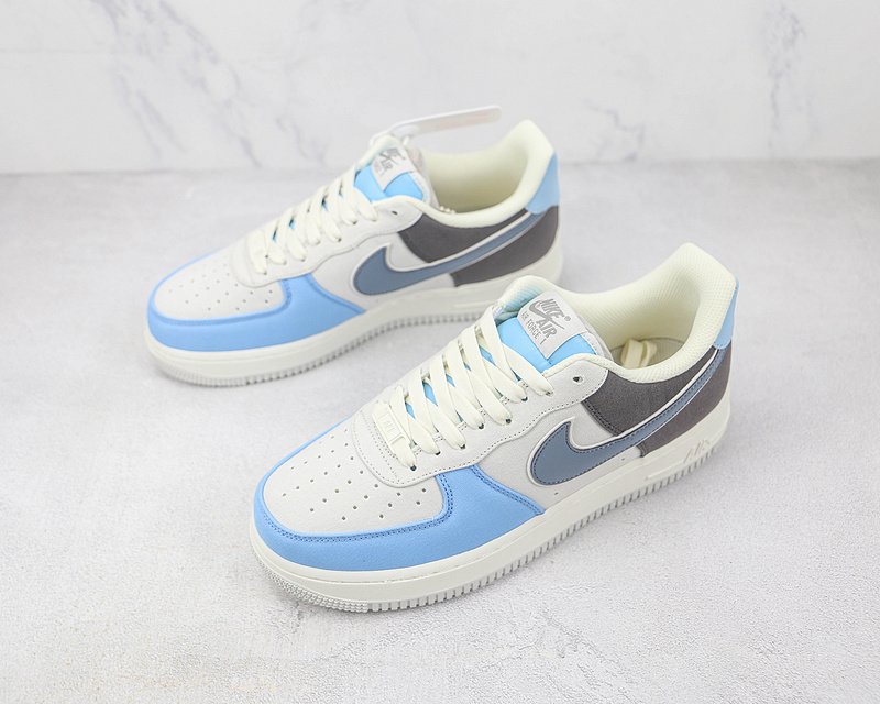 Nike Air Force 1 07 Low "Blue/Grey/Brown" фото № 5