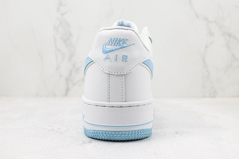 Nike Air Force 1 ’07 Low "QS White Ice/Blue/Mini Swoosh" фото № 9