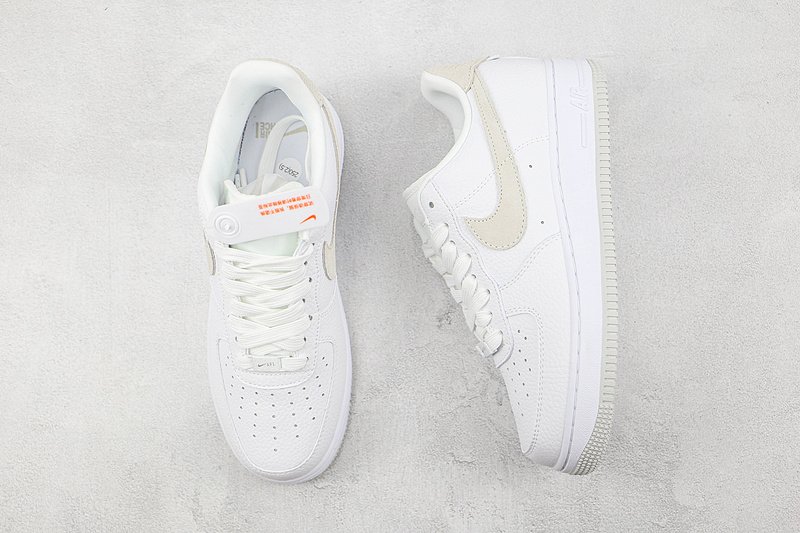 Nike Air Force 1 Low "Summit White/Fossil" фото № 7