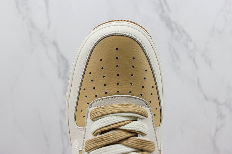 Nike Air Force 1 Low "Rice White/Brown/Yellow" фото № 4