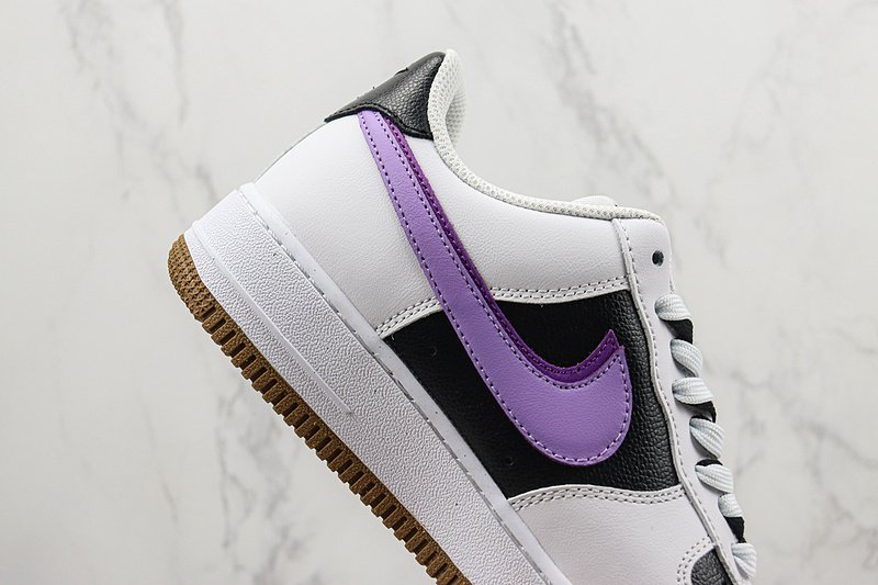 Nike Air Force 1 Low "Purple/White/Black/Panda" фото № 3