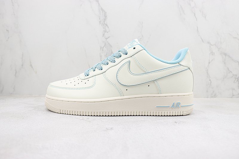 Nike Air Force 1 Low "Blue/Rice White" фото № 2