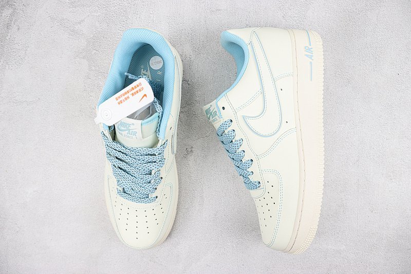Nike Air Force 1 Low "Blue/Rice White" фото № 7