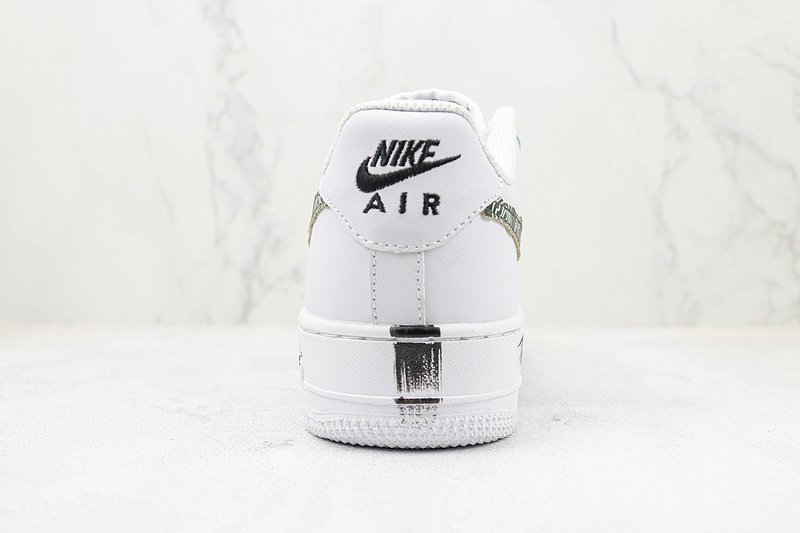 Nike Air Force 1 Low "Paisley/White/Black" фото № 9